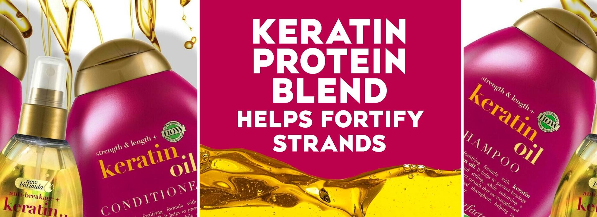 Keratin Oil - Δυνατά μαλλιά που δε σπάνε
