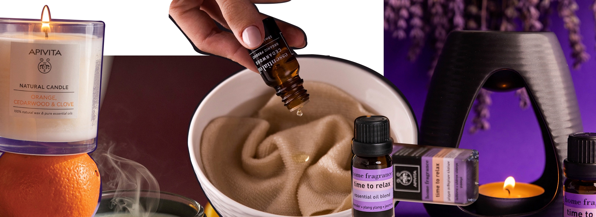 Apivita Essential Oil  Κεριά