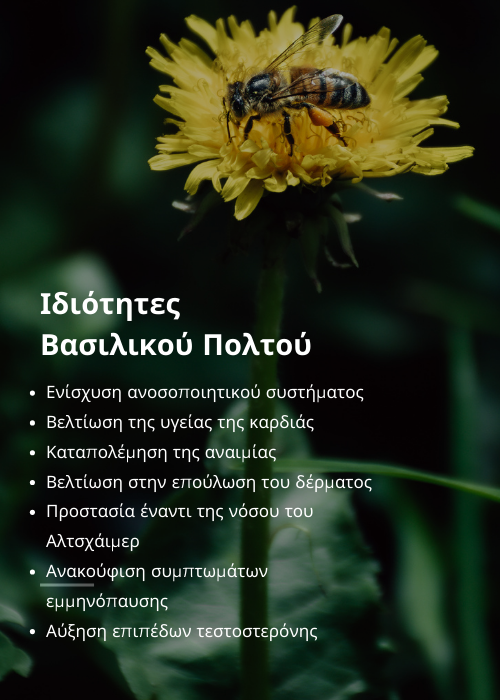 βασιλικοσ πολτοσ ιδιοτητεσ