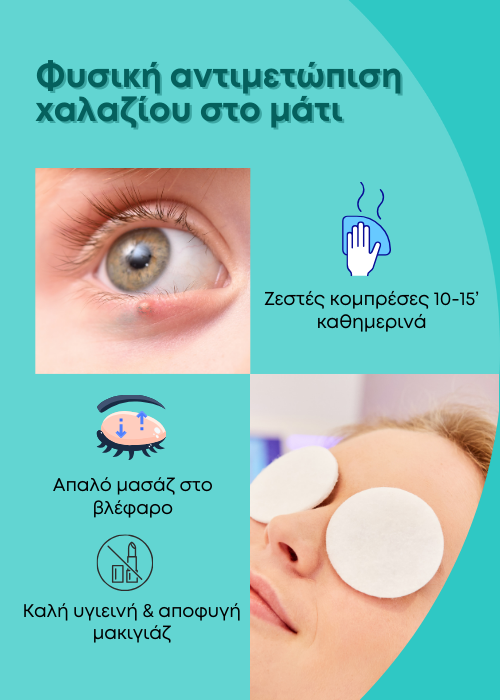 χαλάζιο στο μάτι

