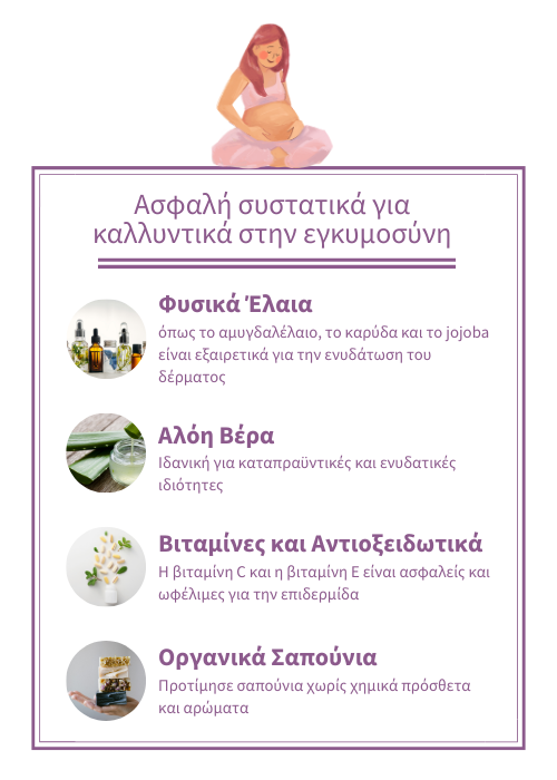 ασφαλη καλλυντικα στην εγκυμοσυνη