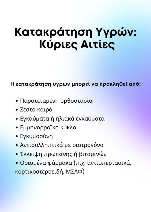 Κατακράτηση Υγρών
