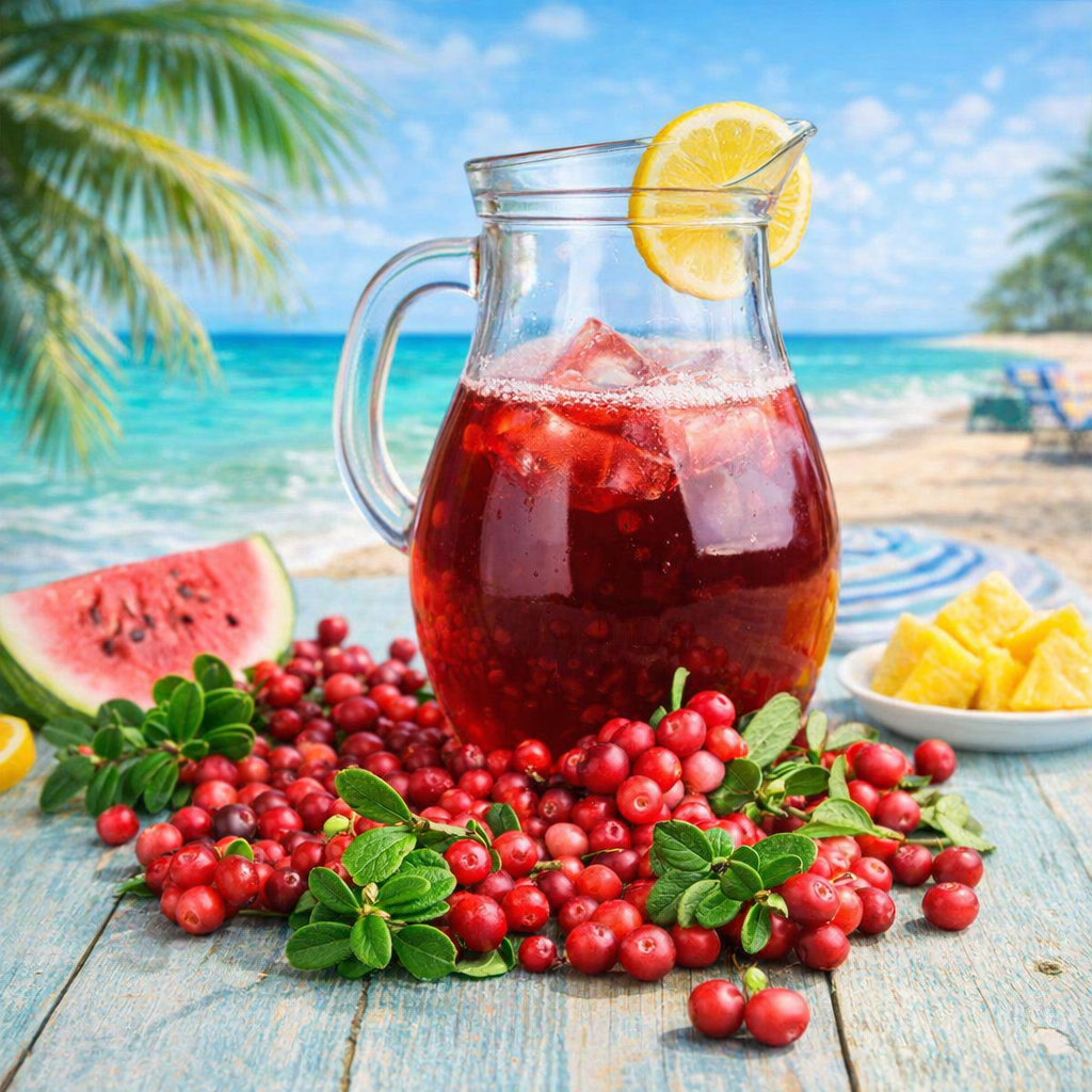 cranberry juice for summer freshness