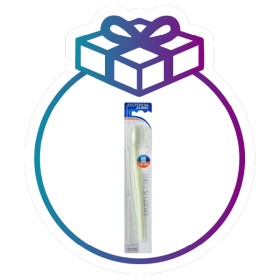Elgydium Antiplaque Soft Οδοντόβουρτσα Μαλακή κατά της Πλάκας με Ξύστρα Γλώσσας Χρώμα Λευκό & Μπλε 1 Τεμάχιο