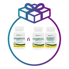 Natures Plus Source Of Life Garden Vitamin C Συμπλήρωμα με Βιταμίνη C 60 Φυτικές Κάψουλες