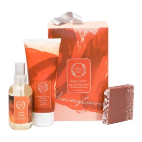 FRESH LINE Promo Limited Edition Ginger Cookies Handmade Soap 120g & Body Lotion 200ml & Perfumed Body Water 150m