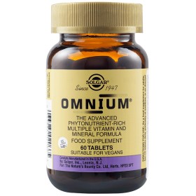 Solgar Omnium Multiple Vitamin 60 Ταμπλέτες Solgar Omnium Multiple Vitamin 60 Ταμπλέτες