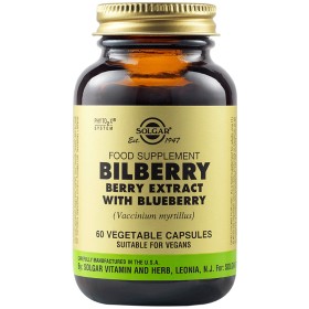 SOLGAR Bilberry Berry Extract with Blueberry 60 Φυτικές Κάψουλες