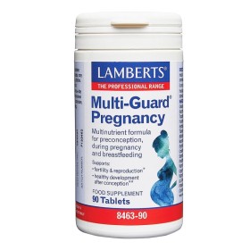 Lamberts Multi-Guard Pregnancy Πολυβιταμινούχος Φόρμουλα για Γυναίκες σε Αναπαραγωγική Ηλικία 90 Ταμπλέτες