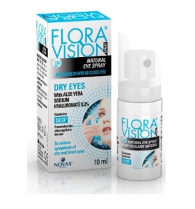 NOVAX Flora Vision Dry Eyes Natural Spray Φυσικό Σπρέι για Ξηρά Μάτια 10ml