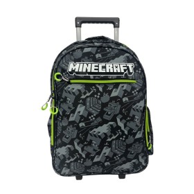 Gim Σχολική Τσάντα Τρόλεϊ Δημοτικού Minecraft Camo Terra 1 Τεμάχιο