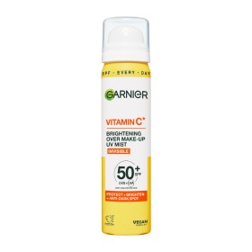 Garnier Brightening Over Make Up UV Invisible Mist Spf50+ Αντηλιακό Σπρέι Προσώπου 75ml