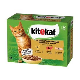 Kitekat Adult Τροφή Γάτας Ανάμεικτο Μενού σε Σάλτσα 12x85gr