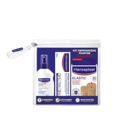HANSAPLAST Wound Care Kit With Wound Spray, Healing Cream & Elastic Pads 3 Products
