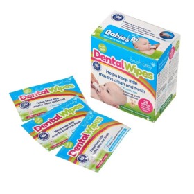 Biodegradable Brush-Baby: Βρεφικά μαντηλάκια φροντίδας ούλων 0+ 28 Μαντηλάκια