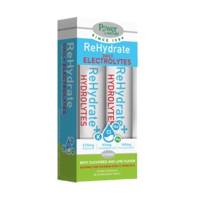 Power Health Promo Rehydrate Daily Electrolytes Combo Ηλεκτρολύτες με Γεύση Αγγούρι & Lime 2x20 Αναβράζοντα Δισκία Power Health Promo Rehydrate Daily Electrolytes Combo Ηλεκτρολύτες με Γεύση Αγγούρι & Lime 2x20 Αναβράζοντα Δισκία