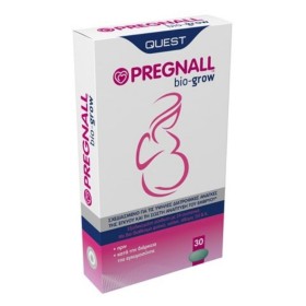 Quest Pregnall Bio-Grow Συμπλήρωμα Διατροφής για την Εγκυμοσύνη 30 Ταμπλέτες