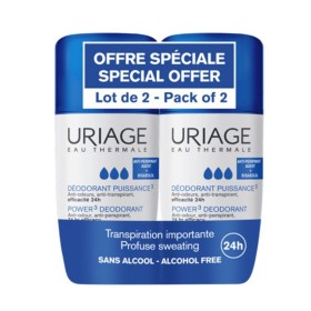 Uriage Promo Deodorant Roll-On Power 3 Αντιιδρωτικό Αποσμητικό 2x50ml Uriage Promo Deodorant Roll-On Power 3 Αντιιδρωτικό Αποσμητικό 2x50ml