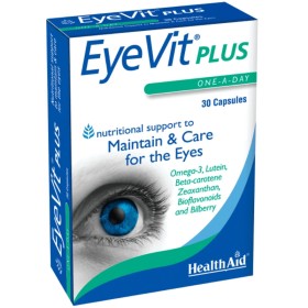 Health Aid Eyevit Plus Αντιοξειδωτικό Συμπλήρωμα για την Ενίσχυση των Ματιών 30 Κάψουλες Health Aid Eyevit Plus Αντιοξειδωτικό Συμπλήρωμα για την Ενίσχυση των Ματιών 30 Κάψουλες