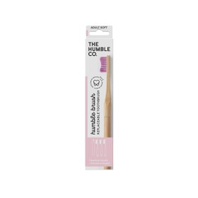 The Humble Co Humble Brush Bamboo Soft Οδοντόβουρτσα Ενηλίκων Ροζ 1 Τεμάχιο & Κεφαλές Αντικατάστασης 3 Τεμάχια
