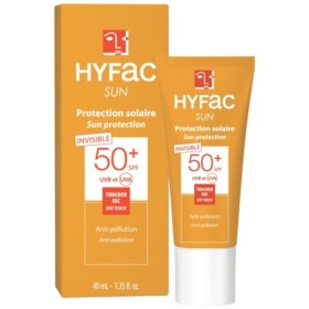 Hyfac Sun Protection Invisible Spf50+ Αντηλιακό Προσώπου με Απαλή Υφή 40ml Hyfac Sun Protection Invisible Spf50+ Αντηλιακό Προσώπου με Απαλή Υφή 40ml