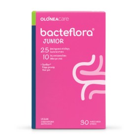 Olonea Bacteflora Junior Φιλικά Βακτήρια Ειδικής Σύνθεσης Πολλαπλών Στελεχών για Παιδιά σε Σκόνη με Ουδέτερη Γεύση 30 Φακελίσκοι