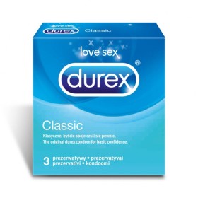 DUREX Classic Προφυλακτικά 3 Τεμάχια