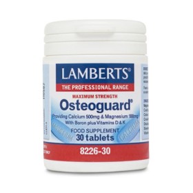 LAMBERTS Osteoguard plus Boron & Vitamin D3 25IU Συμπλήρωμα για την Υγεία των Οστών 30 Ταμπλέτες