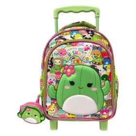 Gim Σχολική Τσάντα Τρόλεϊ Νηπίου Squishmallows Cactus 1 Τεμάχιο