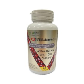 Vitamain Superba Boost Krill Oil για την Καρδιά & τον Εγκέφαλο 60 Μαλακές Κάψουλες