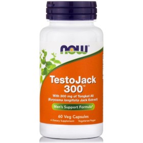NOW FOODS TestoJack 300mg for Sexual Health 60 Vegetarian Capsules