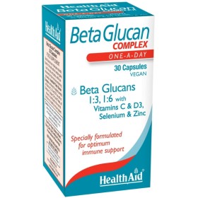 HEALTH AID BetaGlucan Complex Συμπλήρωμα Διατροφής για Ενίσχυση του Ανοσοποιητικού 30 Κάψουλες
