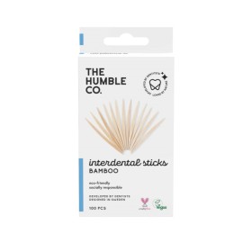 THE HUMBLE CO Interdental Sticks Bamboo Οδοντογλυφίδες από Μπαμπού 100 Τεμάχια