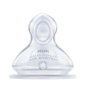 NUK First Choice+ Anti-Colic Silicone Nipple 6-18m 1 Piece [10.721.278]
