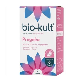 BIO-KULT Pregnéa Προβιοτικά με Βιταμίνες & Μέταλλα & Ιχνοστοιχεία 60 Κάψουλες