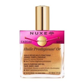 NUXE Promo Huile Prodigieuse Or Iridescent Dry Oil for Face & Body & Hair 100ml & Amour Bracelet Gift