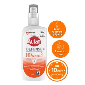 Autan Defense+ Long Protection Εντομοαπωθητική Λοσιόν σε Σπρέι 100ml