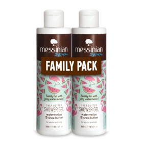 Messinian Spa Promo Shea Butter & Watermelon Αφρόλουτρο με Άρωμα Καρπούζι & Βούτυρο Καριτέ 2x300ml