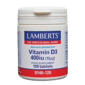 Lamberts Vitamin D 400iu Συμπλήρωμα με Βιταμίνη D3 120 Ταμπλέτες Lamberts Vitamin D 400iu Συμπλήρωμα με Βιταμίνη D3 120 Ταμπλέτες
