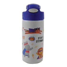 Gim Παιδικό Παγούρι Ανοξείδωτο Super Heroes Animals 500ml