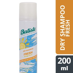 Batiste Fresh Breezy Cirtus Dry Shampoo Hair Ξηρό Σαμπουάν με Άρωμα Εσπεριδοειδών 200ml