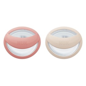 Nuk Mommy Feel Πιπίλες Σιλικόνης για 0-9m Πορτοκαλί & Μπεζ 2 Τεμάχια [10.730.862]