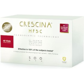 CRESCINA HFSC Transdermic Complete Treatment 500 Man Αμπούλες Μαλλιών κατά της Τριχόπτωσης για Άνδρες 40x3.5ml
