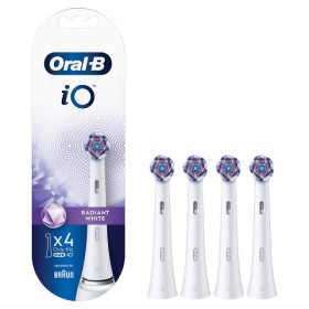 ORAL-B iO Radiant White Aνταλλακτικές Κεφαλές Για Ηλεκτρικές Οδοντόβουρτσες 4 Τεμάχια