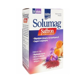 Intermed Solumag Saffron & Curcumin  για Θετική Διάθεση με Γεύση Εσπεριδοειδών 20 Φακελίσκοι