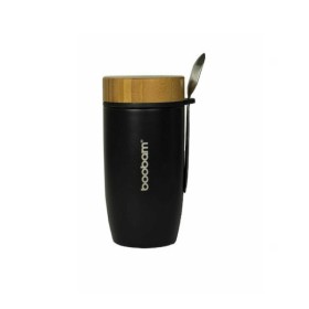Boobam Food Thermos Inox Δοχείο Φαγητού Θερμός Χρώμα Μαύρο 500ml