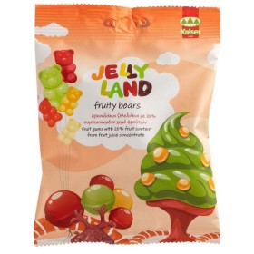 Kaiser Jelly Land Fruity Bears Αρκουδάκια Ζελεδάκια 100g Kaiser Jelly Land Fruity Bears Αρκουδάκια Ζελεδάκια 100g
