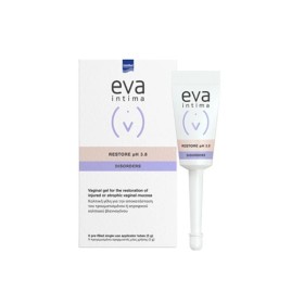 Intermed Eva Intima Restore Ph 3.8 Disorders Επουλωτικό Κολπικό Τζέλ για την Ευαίσθητη Περιοχή 9x5g Intermed Eva Intima Restore Ph 3.8 Disorders Επουλωτικό Κολπικό Τζέλ για την Ευαίσθητη Περιοχή 9x5g