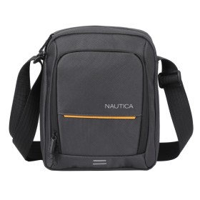 Nautica Ανδρική Τσάντα Ώμου 3.5lt Ανθρακί για Tablet