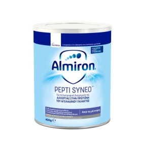 Almiron Pepti Syneo 0m+ Γάλα για Αλλεργίες Στην Πρωτεΐνη του Γάλακτος 400g Almiron Pepti Syneo 0m+ Γάλα για Αλλεργίες Στην Πρωτεΐνη του Γάλακτος 400g